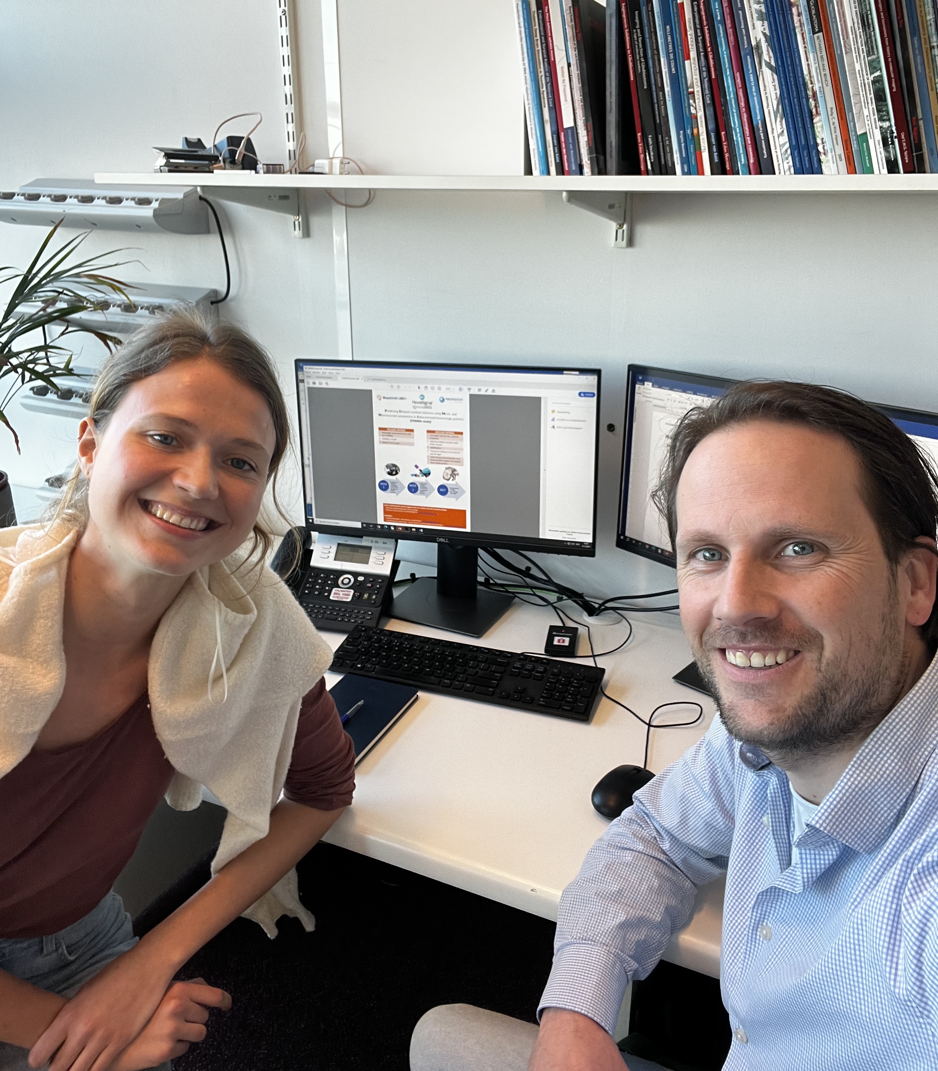 Na de operatie: overleg over onderzoek naar hersenaneurysmata met @hannaschenck.