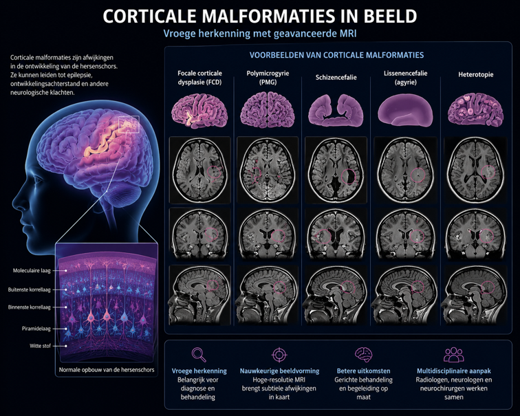 Corticale Malformaties in beeld